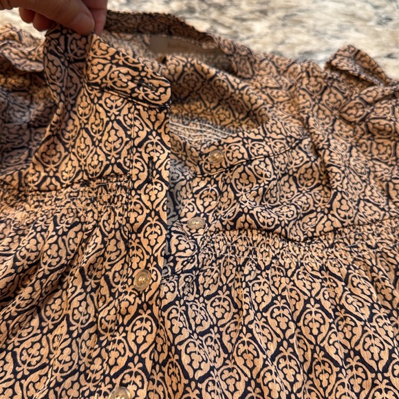 bishop + young | Rachel Ruched Sleeve Blouse in Rhapsody Print Size S Small - Picture 8 of 12